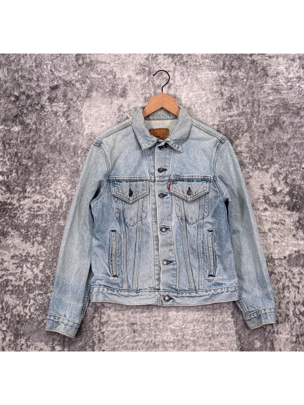 Vintage Levis Jacket Small Mens Type 3 Trucker Made In USA Denim